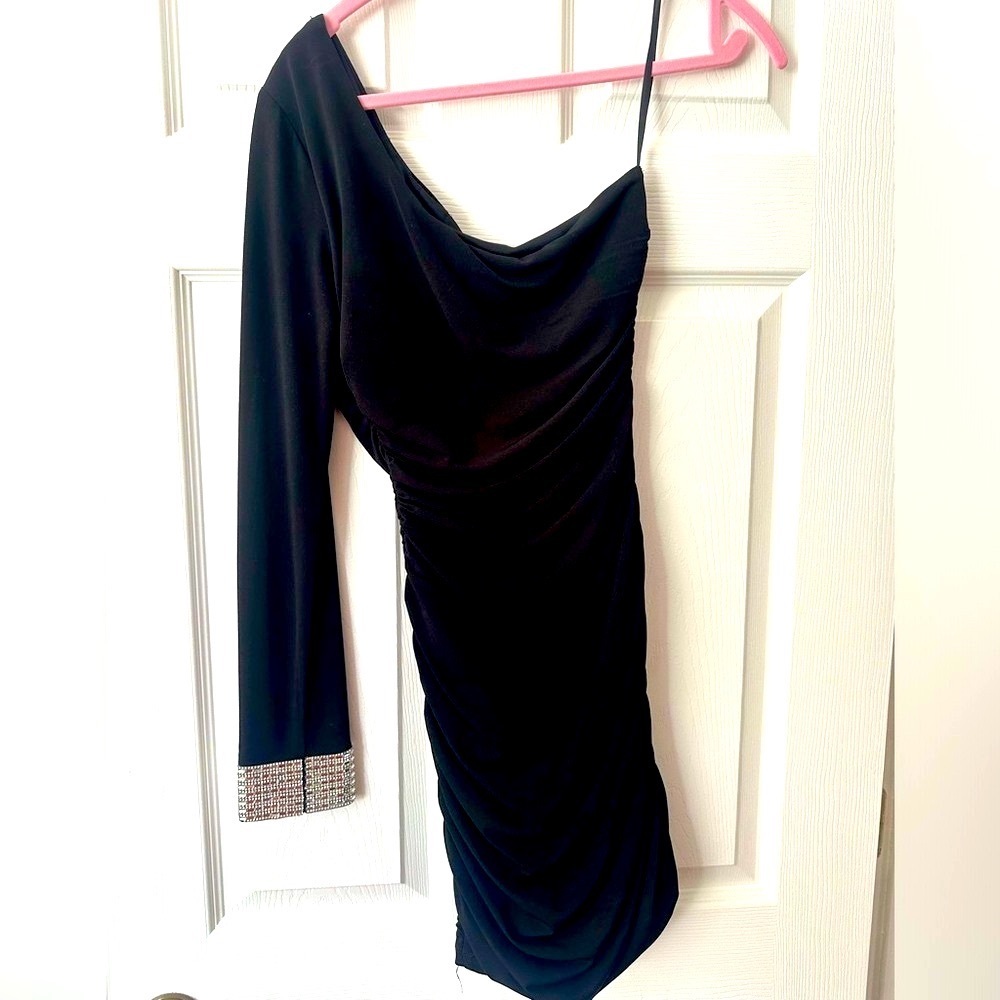 off the shoulder mini dress